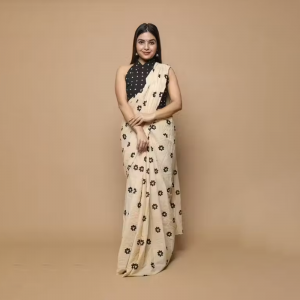 Printed Soft Cotton Mulmul Saree