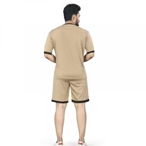 Trendy Lightweight Plain Lycra Fabric Night Suit For Men