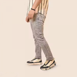 Garments Men's Regular Fit Grey Denim Jeans