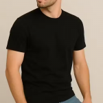 Cotton T Shirt for Men Black