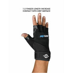 Wrist Grip Genuine Leather Gym Gloves